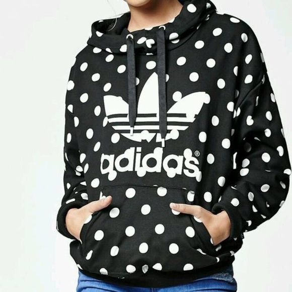 adidas polka dot hoodie